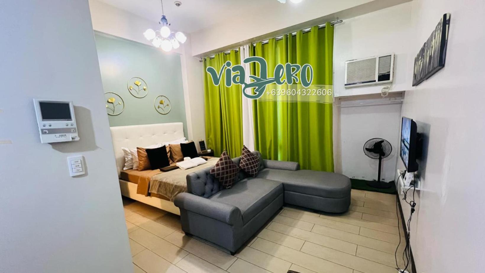 One Palm Tree Villas Condominium - Studio 2Nd Fl With Balcony - Across Terminal 3 Airport Pasay Dış mekan fotoğraf